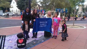 Brooklyn 'Blankie' Project celebrated it's soft launch at Parkside Playground's Play for Peace event.